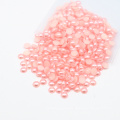 YIWU Plástico Plano de volta Meia Cola em Pérola Beads, Z17-Pink, 2mm a 25mm para o Vestido de Noiva